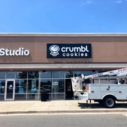 Custom building sign